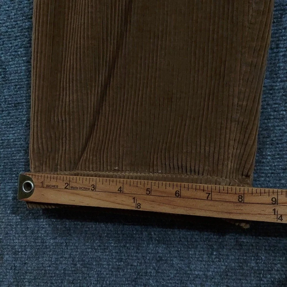 Vintage Brooks Brothers Pants Mens 32x30 Brown Corduroy Pleated Cuffed USA